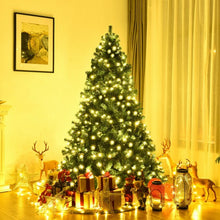 Load image into Gallery viewer, 7 Ft PVC Artificial Christmas Tree with LED Lights