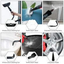 Load image into Gallery viewer, 1050 W Multifunction Portable Steamer Household Steam Cleaner w/Attachments-Red