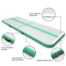 Load image into Gallery viewer, Air Track Inflatable Gymnastics Tumbling Mat with Pump-Green