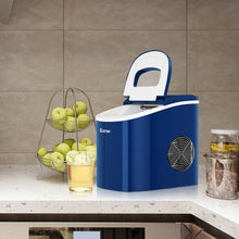 Load image into Gallery viewer, Mini Portable Compact Electric Ice Maker Machine-Navy