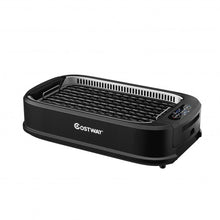 Load image into Gallery viewer, Smokeless Electric Portable BBQ Grill with Turbo Smoke Extractor