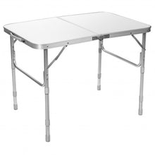 Load image into Gallery viewer, Adjustable Portable Aluminum Patio Folding Camping Table for Outdoor and Indoor