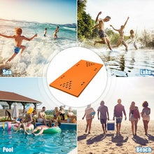 Load image into Gallery viewer, 5.5' x 35.5" 3-Layer Multi-Purpose Floating Beer Pong Table-Orange