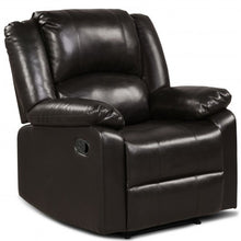 Load image into Gallery viewer, Recliner Chair Lounger Single Sofa for Home Theater Seating with Footrest Armrest-Brown