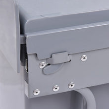 Load image into Gallery viewer, 10.5 gal 3 Compartment Pull Out Recycling Waste Bin