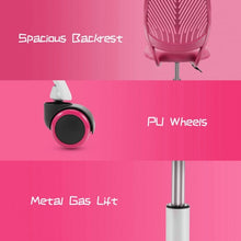 Load image into Gallery viewer, Adjustable Office Task Desk Armless Chair-Pink