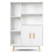 Load image into Gallery viewer, Floor Storage Free Standing Wooden Display Bookcase