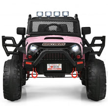 Load image into Gallery viewer, 12V Kids Ride On Truck RC Motorized Car with Spring Suspension and MP3 -Pink