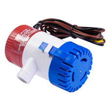 Load image into Gallery viewer, 12V 2.0A 500 GPH Electric Bilge Pump Marine Boat Yacht Submersible 3/4" Hose