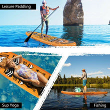 Load image into Gallery viewer, Inflatable Stand Up Paddle Board with Backpack Aluminum Paddle Pump-M