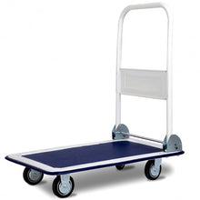 Load image into Gallery viewer, 330 lbs Platform Cart Dolly Foldable Warehouse Push Hand Truck