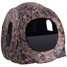 Load image into Gallery viewer, Portable Pop up Ground Camo Blind Hunting Enclosure