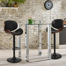 Load image into Gallery viewer, Set of 2 Bentwood Mid-Century Adjustable Swivel Barstool