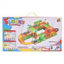 Load image into Gallery viewer, 69 pcs Railway Train Building Blocks Brick Toy