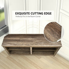 Load image into Gallery viewer, 4 Cubby Entertainment Media Console with Shelves