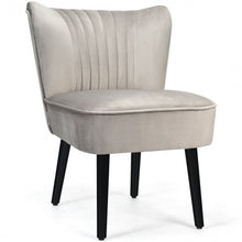 Load image into Gallery viewer, Set of 2 Armless Upholstered Leisure Accent Chair-Brown