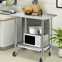 Load image into Gallery viewer, NSF Stainless Steel Commercial Kitchen Prep & Work Table