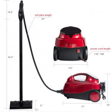 Load image into Gallery viewer, 2000W Heavy Duty Multi-purpose Steam Cleaner Mop with Detachable Handheld Unit