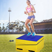 Load image into Gallery viewer, Folding Incline Mat Slope Cheese Gymnastics Gym Exercise Yellow