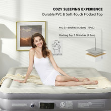 Load image into Gallery viewer, Portable Inflation Air Bed Mattress with Built-in Pump