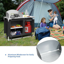 Load image into Gallery viewer, Portable Camp Kitchen and Sink Table