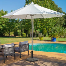 Load image into Gallery viewer, 22Lbs Patio Resin Umbrella Base with Wicker Style for Outdoor Use