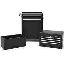 Load image into Gallery viewer, 6-Drawer Tool Chest w/ Heightening Cabinet-Black