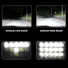 Load image into Gallery viewer, 4" x 6" 4 pcs Rectangle High Low Sealed LED Headlight