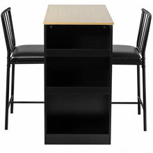 Load image into Gallery viewer, 3 Piece Counter Height Pub Dining Set-Natural