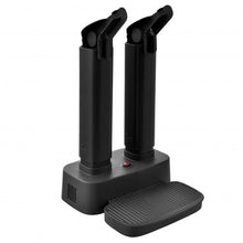 Load image into Gallery viewer, 2-Shoe Electric Shoe Dryer with Portable Adjustable Warmer for Boots and Socks -Gray