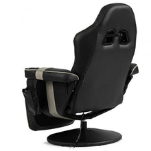 Load image into Gallery viewer, Ergonomic High Back Massage Gaming Chair with Pillow-Gray