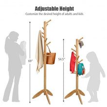 Load image into Gallery viewer, Wooden Free Standing Coat Rack -Oak