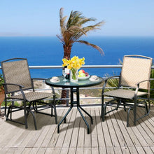 Load image into Gallery viewer, 2 pcs Patio Swing Single Glider Chair Rocking Seating