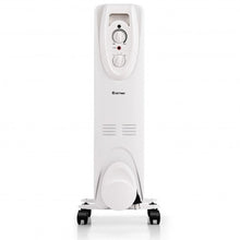 Load image into Gallery viewer, 1500W Oil Filled Radiator Portable Heater with Adjustable Thermostat