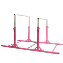 Load image into Gallery viewer, Kids Adjustable Width & Height Gymnastics Parallel Bars