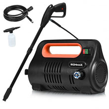 Load image into Gallery viewer, 1800 PSI Portable Electric High Pressure Washer 1.96 GPM 1800 W-Orange