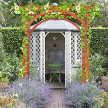 Load image into Gallery viewer, Garden Archway Arch Lattice Trellis Pergola for Climbing Plants &Outdoor Wedding