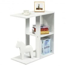 Load image into Gallery viewer, 3-tier Side Table with Storage Shelf