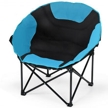 Load image into Gallery viewer, Moon Saucer Steel Camping Chair Folding Padded Seat