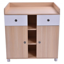 Load image into Gallery viewer, Baby Changing Table Nursery Diaper Station with 2 Drawers