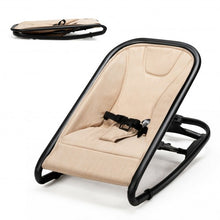 Load image into Gallery viewer, 2-in-1 Adjustable Baby Bouncer and Rocker-Beige