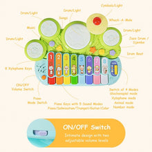 Load image into Gallery viewer, 3-in-1 Electronic Piano Xylophone Game Drum Set Musical Toys