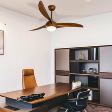 Load image into Gallery viewer, 52" Low Profile Ceiling Fan with LED Light