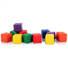 Load image into Gallery viewer, 12 Piece 5.5" Soft Foam Building Blocks