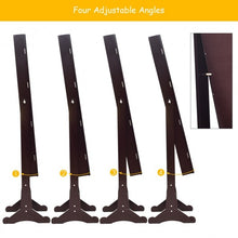 Load image into Gallery viewer, Lockable Mirrored Jewelry Cabinet with Stand and Led Lights-Brown