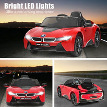 Load image into Gallery viewer, 12V Licensed BMW I8 Kids Ride On Car-Red
