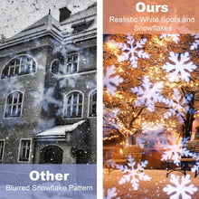 Load image into Gallery viewer, Christmas Snowflake LED Projector Lights Outdoor Waterproof with Remote Control