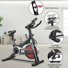 Load image into Gallery viewer, Indoor Silent Belt Drive Adjustable Resistance Cycling Stationary Bike