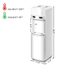 Load image into Gallery viewer, 5 Gallon Compressor Top Loading Cold Hot Water Dispenser