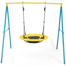 Load image into Gallery viewer, Swing Set w/40"� Saucer Tree Swing & Heavy Duty A-Frame Metal Swing Stand Combo